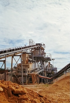 Open pit mining operations